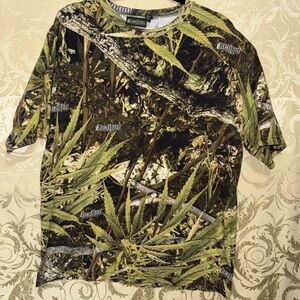 Realtree Camo Real Bud T-Shirt with Green and Brown Pattern
